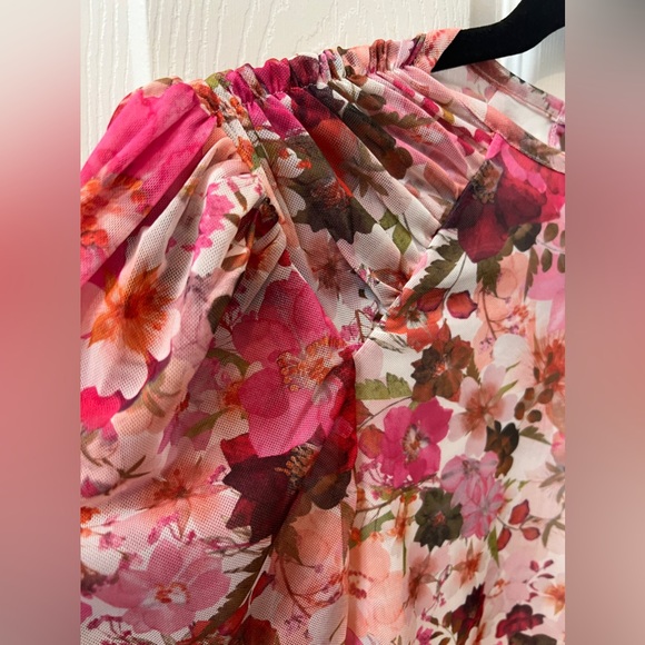 New! Ted Baker gathered shoulder mesh top new collection Ted baker size 1 - Picture 5 of 10